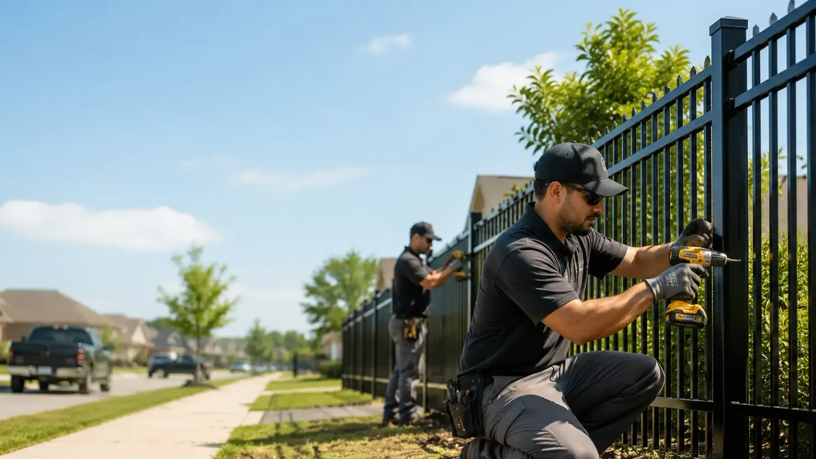 Metal Fence Installation in Clinton, KY